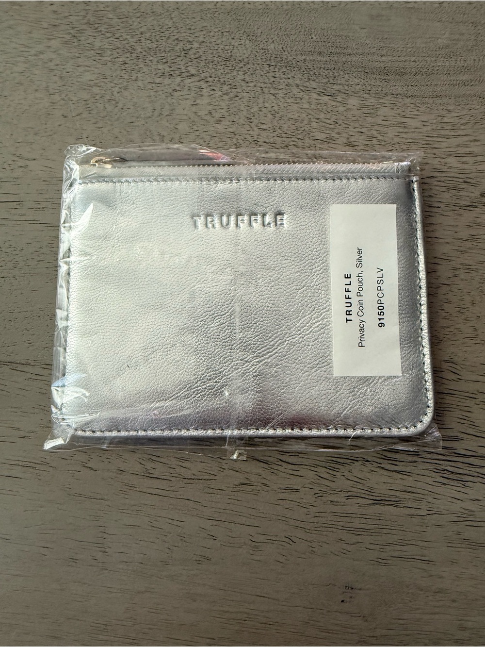 NWT Truffle Privacy Coin Leather Pouch